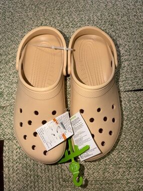 Crocs Men’s Classic Clog - Beige size 13 new!!